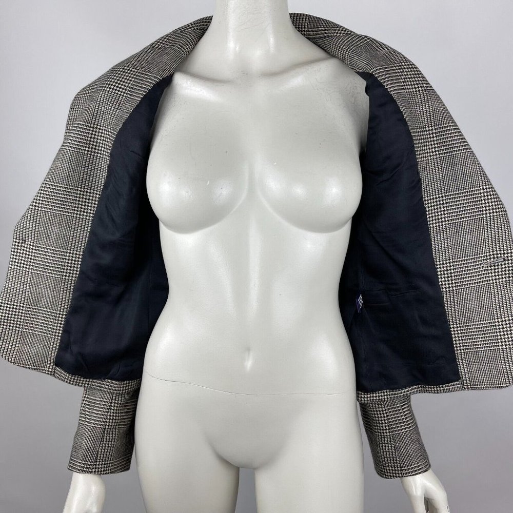 Ralph Lauren Collection Purple Label Cashmere Jacket Long Sleeve Blazer Women 4 - Picture 6 of 12